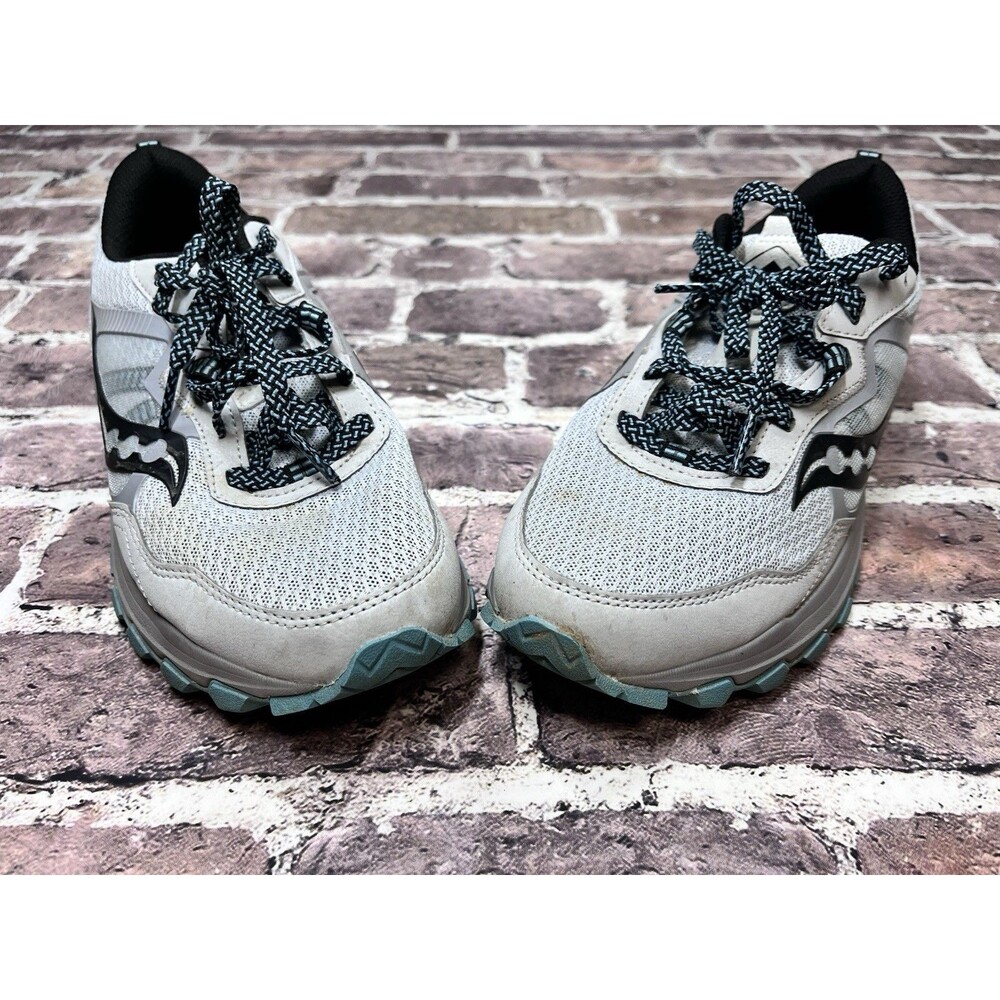 Saucony Excursion TR16 Mens 9.5 Trail Running Shoes Grey Sneakers Hiking Walking